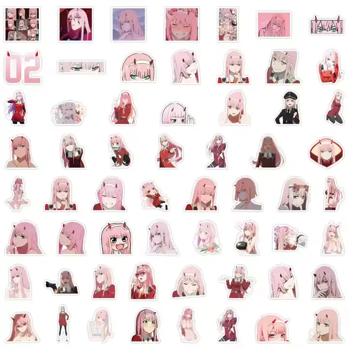 Darling in the Franxx: Zero Two Mood Stickers