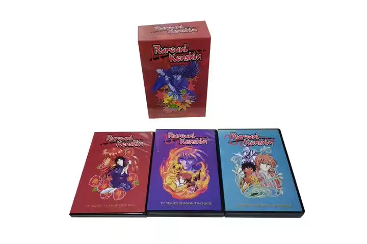 “Rurouni Kenshin: Wandering Swordsman” – Complete Seasons 1–3 DVD Set