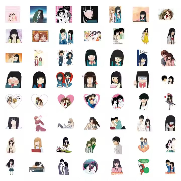 50 pcs Kimi No Todoke Stickers
