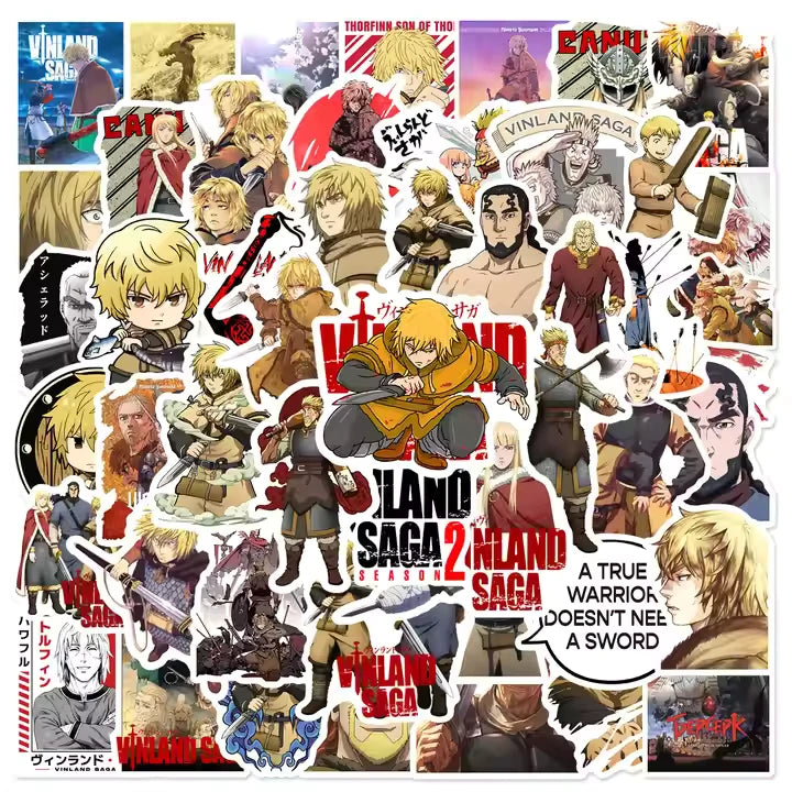 50 pcs Vinland Saga Stickers