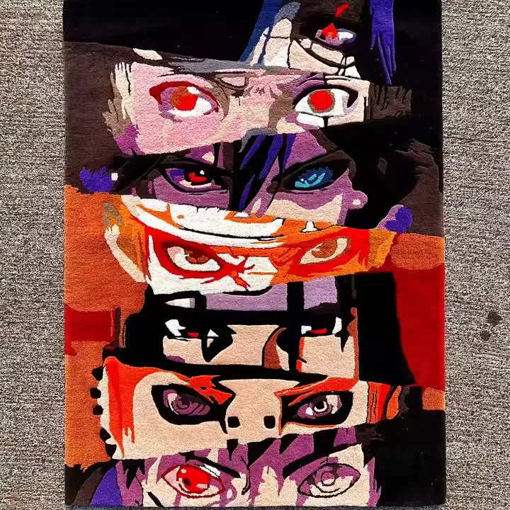 Naruto: Uchiha Eyes of Fate Rug