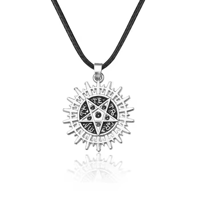 Black Butler Sebastian's Pentagram Symbol Pendant