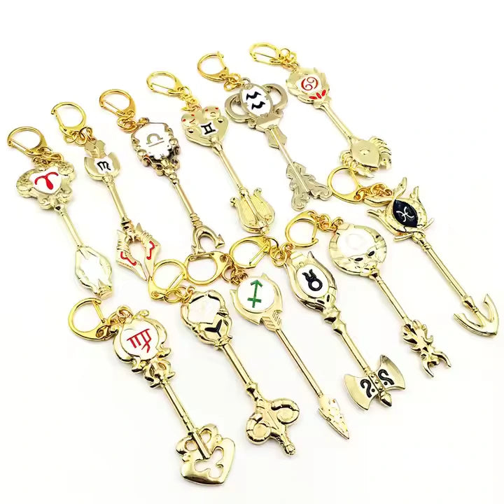 Fairy Tail Celestial Gate Keychain Set