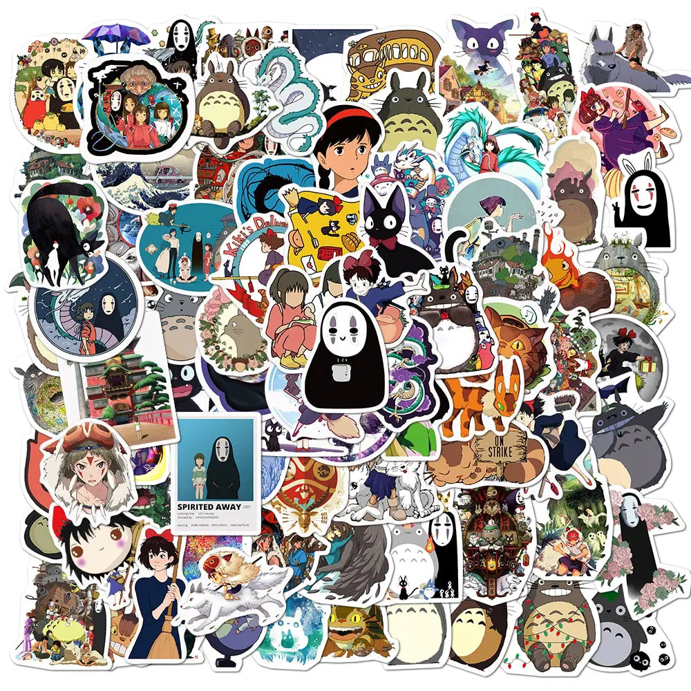 Ghibli characters stickers