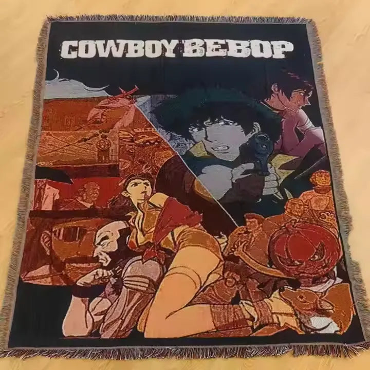 Cowboy Bebop Vintage Tapestry Blanket