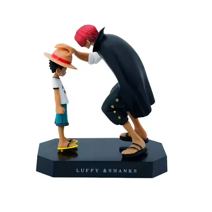 Shanks and Luffy One Piece figurine