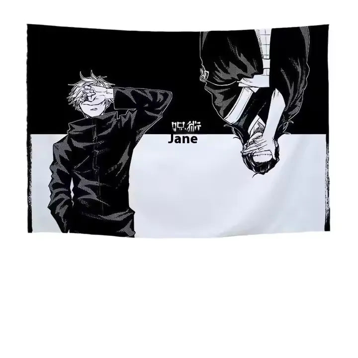 Wall Hanging – Gojo & Geto: Cursed Bonds