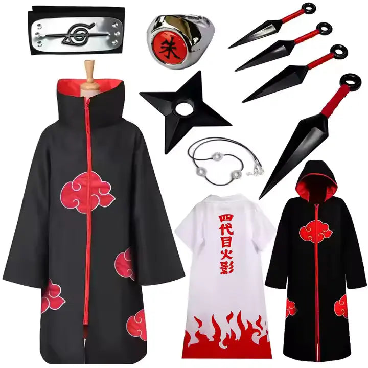 Akatsuki + Minato Namikaze Cosplay Set (Naruto)