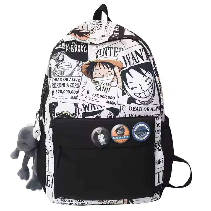 “Wanted & Wild” – Luffy One Piece Backpack