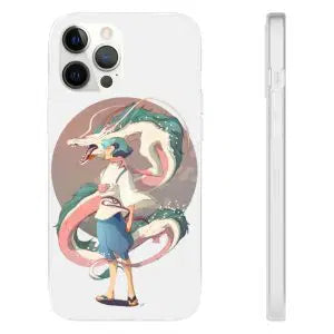 Haku and the dragon phone case