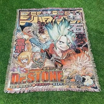 Dr. Stone Shonen Science Tapestry Blanket