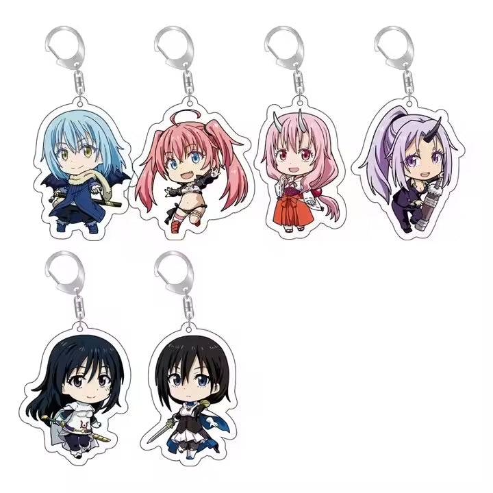 Reincarnated As a Slime Chibi Keychain Set