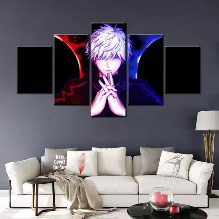 Jujutsu Kaisen: Gojo Limitless Five-Panel Wall Art