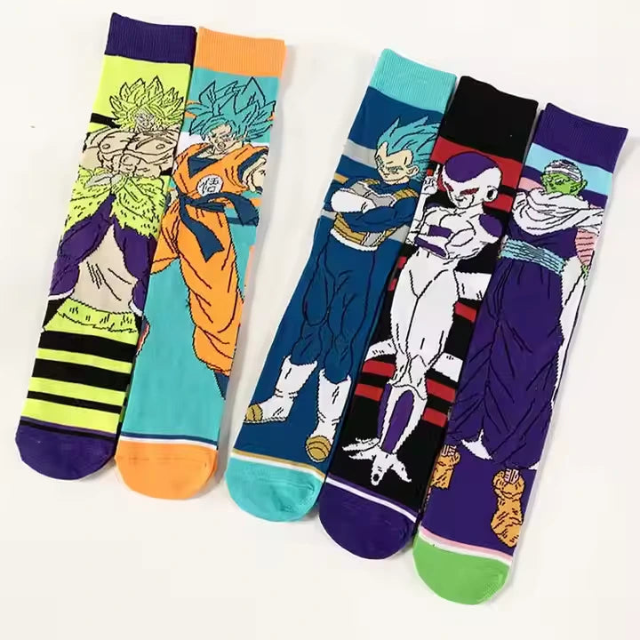 “Saiyan Steps” – Dragon Ball Z Crew Socks